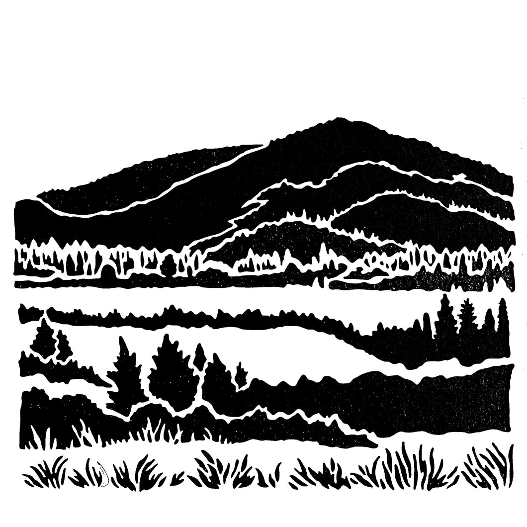 Stencil - Mountain View