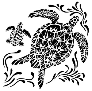 Stencil - Sea Turtles