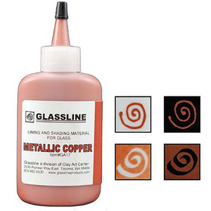 Glassline Paint- Metallic Copper